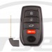 Корпус smart ключа Toyota (Venza 2021+) 3+1 but TOYO30 / TOY48 Корпус smart ключа Toyota (Venza 2021+) 3+1 but TOYO30 / TOY48